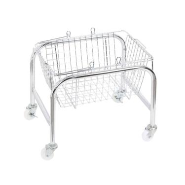 Imagem de Bothyi Carrinho de armazenamento com rodinhas, carrinho de serviço, carrinho de armazenamento, carrinho de cozinha destacável multiuso, carrinho de, Roda Pp