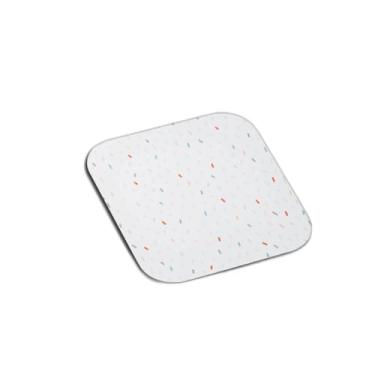 Imagem de Porta Copos Com Ilustração Personalizada Traços Coloridos Para Chá De Bebê - Tamanho 10x10 cm