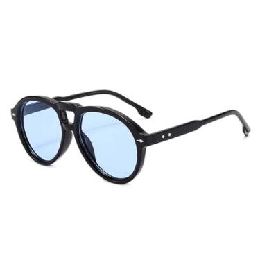 Imagem de HCHES Óculos de Sol Grandes de Luxo UV400 Estilo Retrô para Homens e Mulheres, Ideais para Dirigir e Praticar Esportes ao Ar Livre (3)