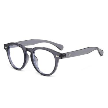 Imagem de Óculos de Sol Ovais Femininos com Rebites, Estilo Punk Masculino, Transparentes, em Cores Vibrantes, com Proteção UV400, Ideais para Esportes ao Ar Livre, Corrida e Ciclismo, na Cor Cinza Transparente