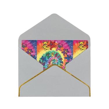 Imagem de SKKNT Cartões comemorativos com estampa de urso de ação de graças para todas as ocasiões, convites de festa de aniversário de casamento, 12,7 x 15,2 cm