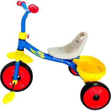 Imagem de Triciclo Infantil Velotrol com Pedal 3 Rodas para Crianças  Seguro, Es