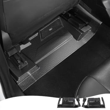 Imagem de SFWAYA Painéis de chute de assento para Toyota Land Cruiser 250, 1958 Prado LC250 2024-2025 Proteção lateral do console acessórios de tampa de ventilação de assento interior modificado (segunda