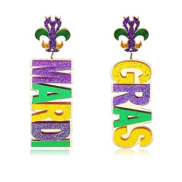 Imagem de Brincos de Carnaval Carnaval para mulheres, máscara, chapéu de palhaço, lagosta, carnaval, brincos pendentes, joias de carnaval, acessórios para mulheres, Large, Acrílico, Sem pedra preciosa