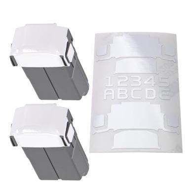 Imagem de WRAPGRADE Adesivos de pele compatíveis com duas baterias DJI Mini 5 Pro (Racing White)