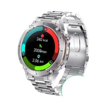 Imagem de Relógio Inteligente Militar Masculino 2025 Com GPS, 10ATM À Prova D'Ág