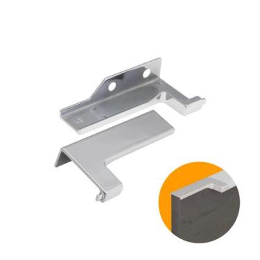 Imagem de Ponteira Puxador Facetato Cromado de 18mm Pe183 Rometal, PE-183, Zamac