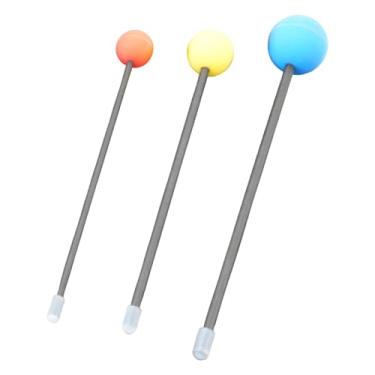 Imagem de YIJU Baqueta de fricção para gongos - Acessório versátil para instrumentos musicais, ideal para tocar gongos chineses, percussão e meditação, 3 Peças