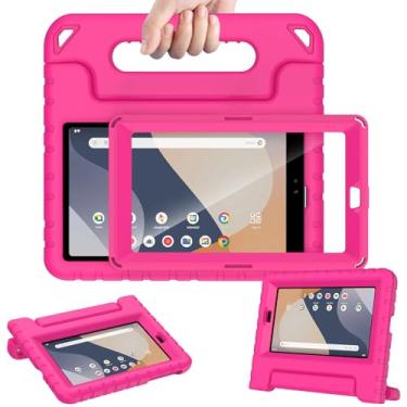 Imagem de AVAWO Capa infantil para tablet Onn 17.8 cm 2024 Gen 4 (modelo 100135924) (4ª geração, 2024), capa leve com suporte para tablet Walmart Onn 7 (serve apenas para 7 polegadas 2024, 4 gerações), rosa