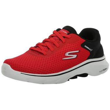 Imagem de Skechers Go Walk 7-The Construct Tênis masculino, Vermelho/preto, 43