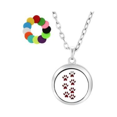 Imagem de Colar Árvore Da Vida De Aromaterapia Com Difusor De Óleo Essencial E P