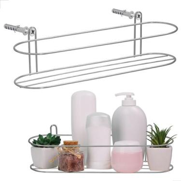 Imagem de Suporte shampoo multiuso cromado - magalu
