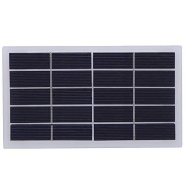 Imagem de KIMISS Painel Solar de Silício Policristalino 2W 5V para Projetos DIY, Leve Com Clipe, Tamanho Compacto 173x99x2MM para Conversão Eficiente de Energia (Clipe 2W 5V+)