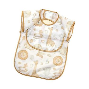 Imagem de Babador Impermeável De Poliéster Para Crianças, Sem Mangas, Para Bebês