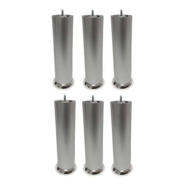 Imagem de Kit com 6 Pés Para Armário de Cozinha Gabinete de Pia Balcão 20cm Topp