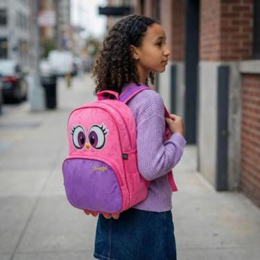 Imagem de Mochila Feminina Infantil Juvenil Escolar Creche Passeio Fofinha Confo