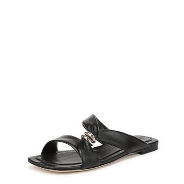 Imagem de Vince Sandálias femininas Vilma Slide, Couro preto, 36