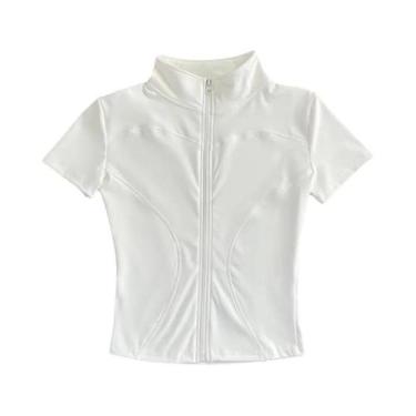 Imagem de Camisetas De Yoga Femininas De Secagem Rápida E Modeladoras, Alta Qual