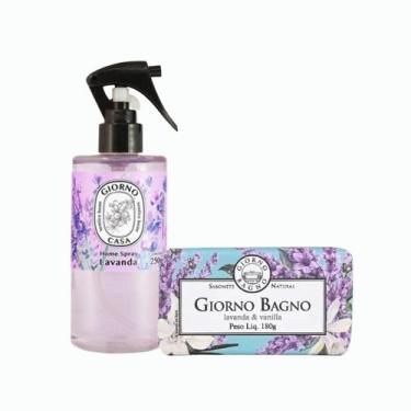 Imagem de Kit Sabonete em Barra e Home Spray Lavanda Vanilla Giorno