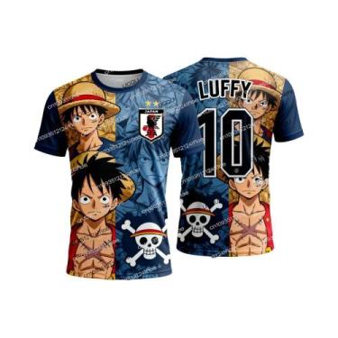 Imagem de Camiseta De Futebol One Piece Luffy Para Crianças E Adultos, Camiseta 