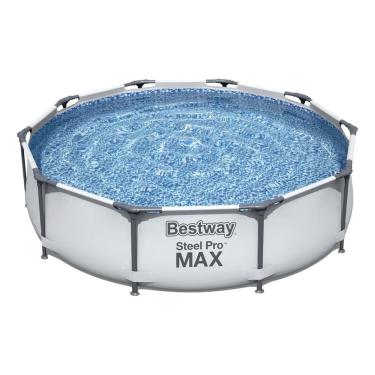 Imagem de Piscina Estrutural 4.678l Pro Max 3,05m X 76cm Bestway Cinza-claro Pedra Prismática