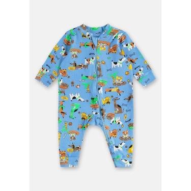 Imagem de Macacão para Bebê Menino em Suedine Up Baby-Masculino