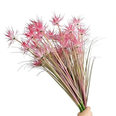 Imagem de ZAODECR 4 peças de plantas artificiais, arbustos, arbustos artificiais, grama de trigo, vegetação artificial, hastes artificiais para uso ao ar livre, plantas artificiais para uso doméstico, ao ar