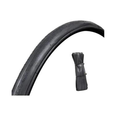 Imagem de Pneu De Bicicleta MTB Gravel Dobrável Preto/Amarelo 60TPI 26 27.5 29 P