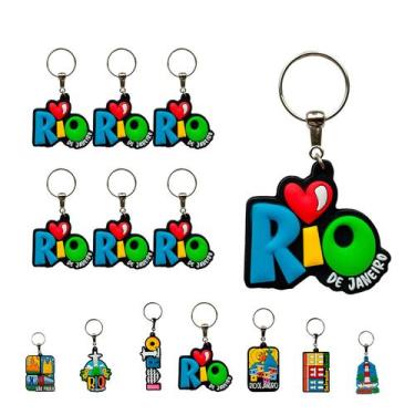 Imagem de Kit 12 Chaveiros Souvenir Turismo/Turístico Rio de Janeiro - Portal da