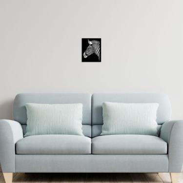 Imagem de Quadro Para Decoração De Parede Zebra Com Alto Relevo - JABB