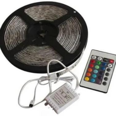 Imagem de Fita De LED 5m RGB 12v 5050 + Controle