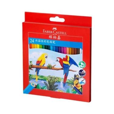 Imagem de Conjunto De Lápis De Aquarela Tricolor Faber Castell 12/24/36/72/100 C