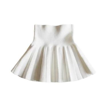 Imagem de Saia Tutu Mini Plissada De Cintura Alta Para Meninas, Roupas De Prince