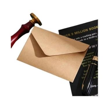 Imagem de Envelopes Mini Kraft Marrom 20un. 4x2.8 Polegadas Para Cartões De Pres