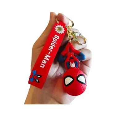 Imagem de Chaveiro Marvel Homem-Aranha: Boneco 3D Invertido Para Carro, Decoraçã