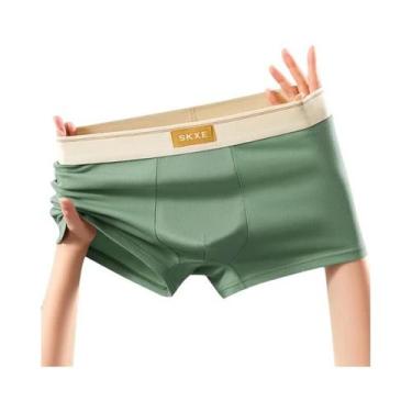 Imagem de Cuecas Boxer De Algodão Para Homens plus Size, Sexy, Confortáveis E Ma