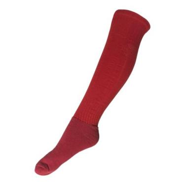 Imagem de Meião Futebol Kanxa Juvenil, Vermelho, 33/38