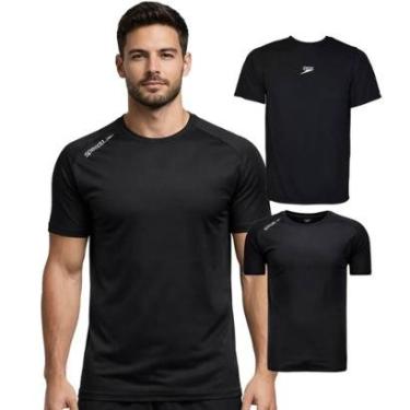 Imagem de Kit 2 Camisetas Masculina Speedo Academia Treino-Masculino