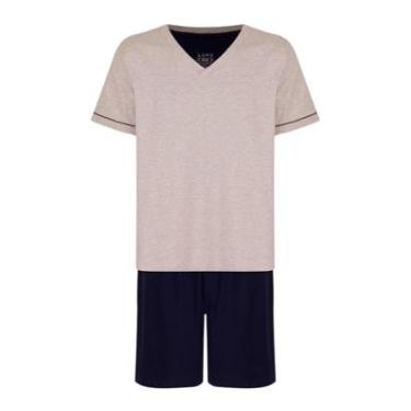Imagem de Pijama Curto Infantil Lupo 20000-002 Gola V Algodão T. 04/16-Masculino