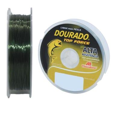 Imagem de Linha Pesca Monofilamento Dourado Top Force 0.50m Sup 18kg