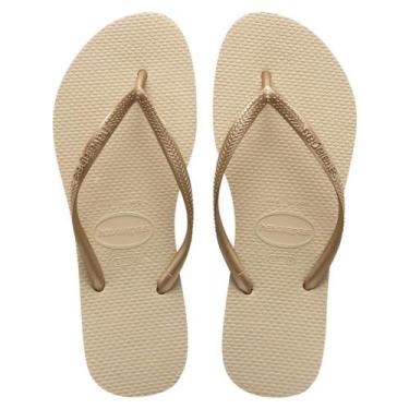 Imagem de Havaianas Slim Areia Dourado 35/36, 33-34