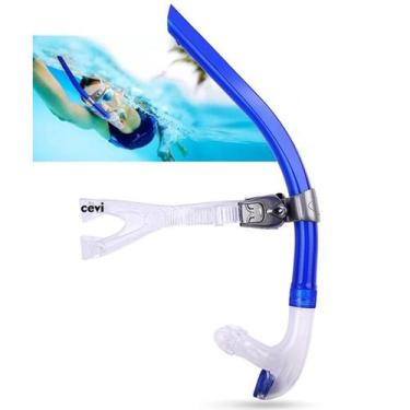 Imagem de Snorkel de natação Focevi Swim para natação de colo com bocal de silic