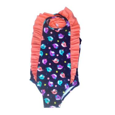 Imagem de Maiô de Praia Infantil Com Proteção UV - Puket, 2, Azul marinho