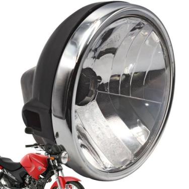 Imagem de Farol Completo Moto Yamaha Ybr Factor 125 2009 Até 2016 - Aquarius Mot