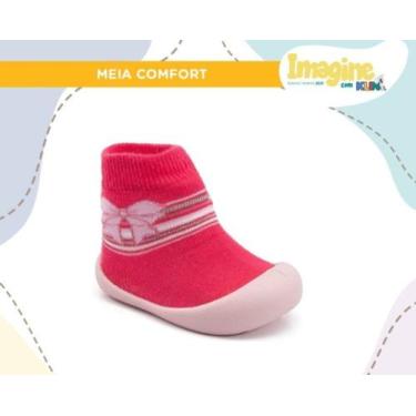 Imagem de Meia Com Sola Klin Feminino 829, Pink, 22