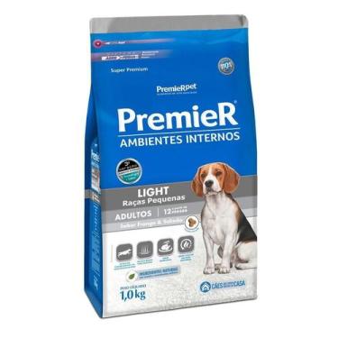 Imagem de Premier Ambiente Interno Cão Pequeno Light Frango/Salmão 1Kg