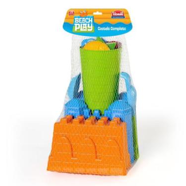 Imagem de Castelo Usual Plastic Completo Beach Play 9 unidades