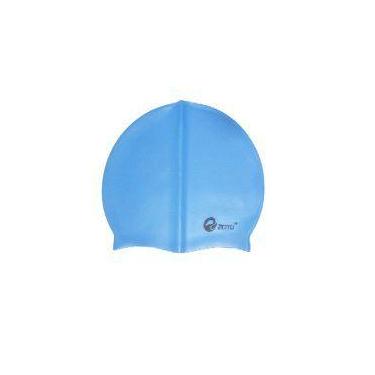 Imagem de Touca de Natação de Silicone Adulto Colorido - WELLMIX, Azul