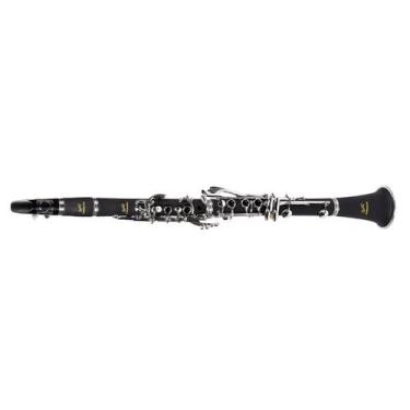 Imagem de Clarinete Baquelite Em Bb Com 17 Chaves Prateadas 16463 - Dominante