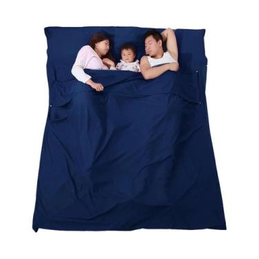 Imagem de Saco De Dormir Grande E Leve 115cm X 210cm, Forro Para Múltiplas Pesso